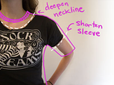 DIY: Fit your shirt to a "T"!