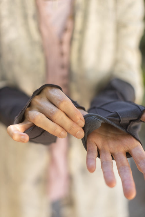Bamboo Fleece Textured Arm Warmers
