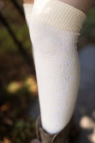 Knockout Bouquet Bamboo Knee Socks - Ivory