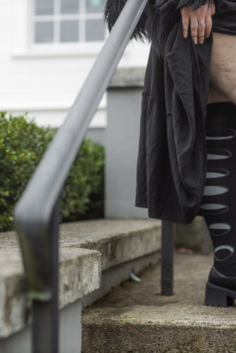 Moon Phases Thigh High Socks