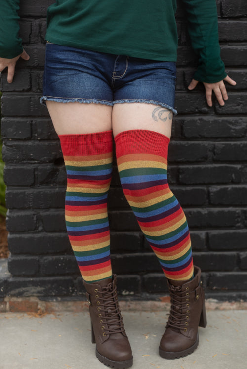 Over the Rainbow Extraordinary Thigh High