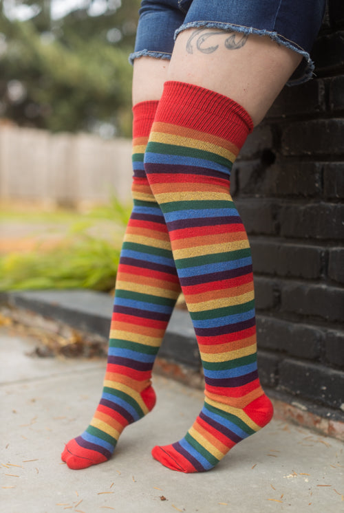 Over the Rainbow Extraordinary Thigh High