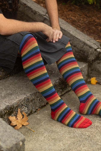 XL Foot Longer Over the Rainbow Extraordinary Thigh High