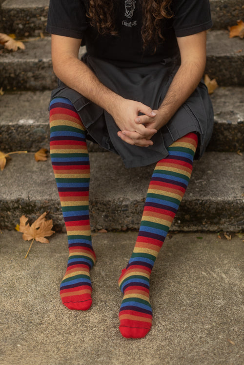 XL Foot Longer Over the Rainbow Extraordinary Thigh High