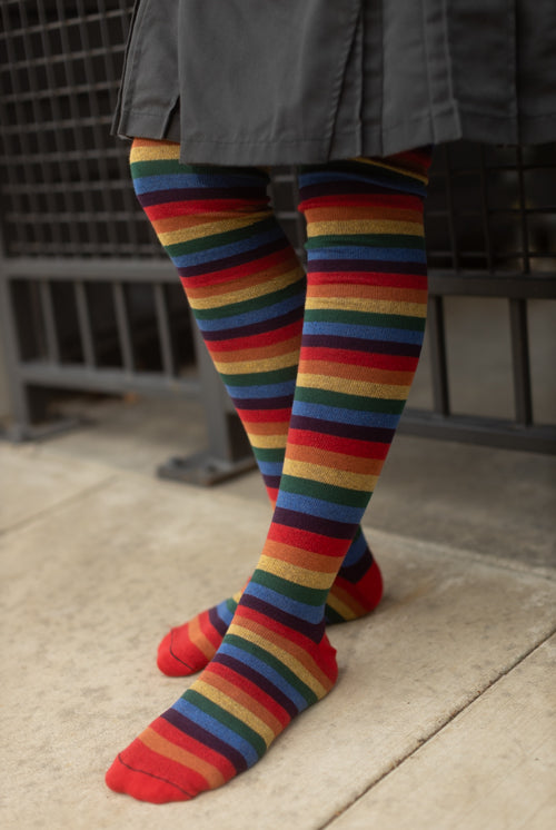 XL Foot Longer Over the Rainbow Extraordinary Thigh High
