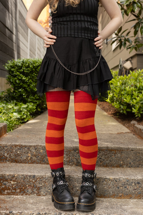 Extraordinary Programming Socks - Red & Orange