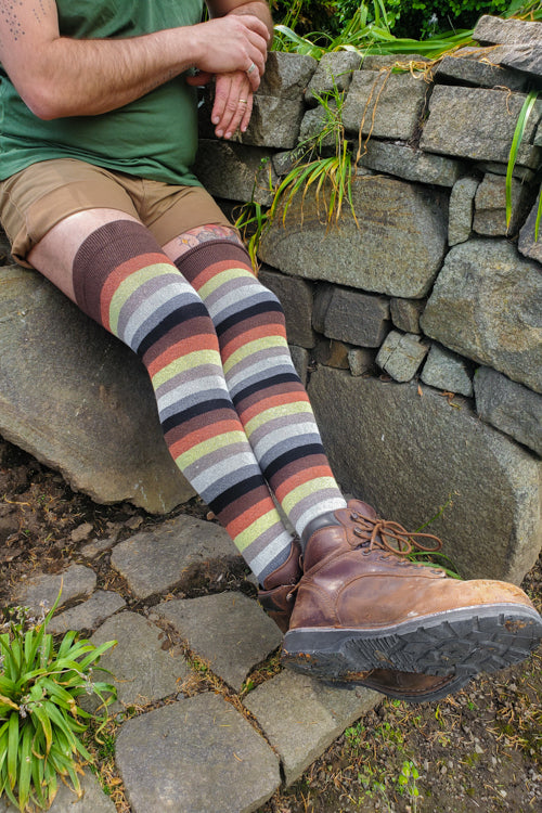 Longer Pride Stripes Extraordinary Tube Socks - Bear