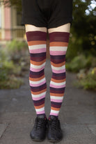 XL Foot Extraordinarily Longer Cotton Pride Stripes - lesbian flag
