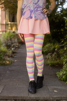 XL Foot Extraordinarily Longer Cotton Pride Stripes - Pan Sexual