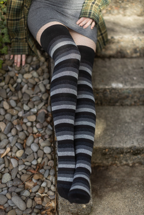 Portland Stripes Extraordinary Thigh High