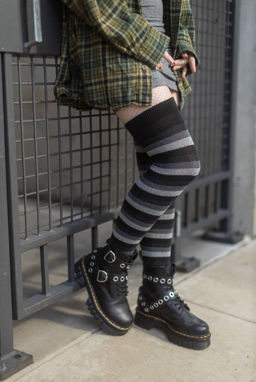 Portland Stripes Extraordinary Thigh High