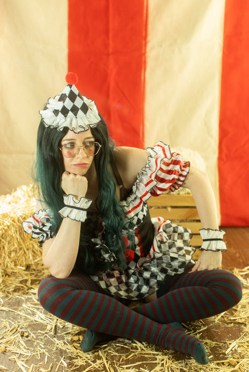 Longer Ringmaster Stripes Extraordinary Thigh High Socks - Buggy D