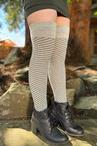 Spiral Wool Extraordinary Thigh High