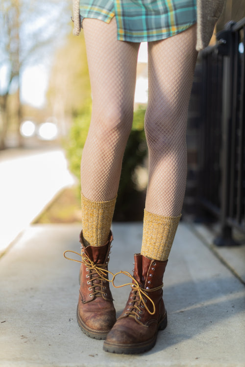 The Alaskan Crew - Merino Wool Hiking Socks - Gold