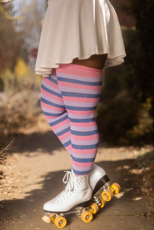 XL Foot Extraordinarily Longer Cotton Pride Stripes - Bi