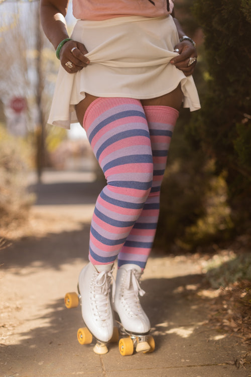 XL Foot Extraordinarily Longer Cotton Pride Stripes - Bi