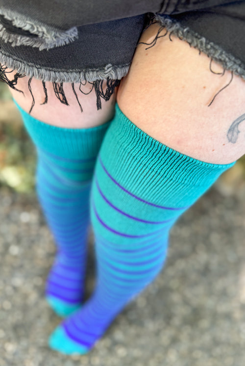 Mermaid Gradient Extraordinary Thigh High