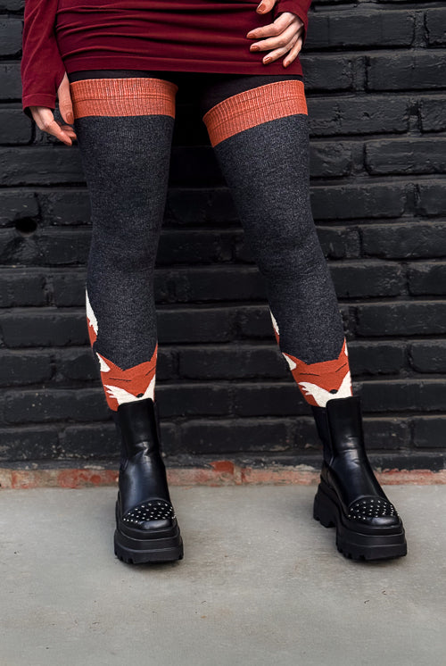 Longer Foxy Thigh High Socks