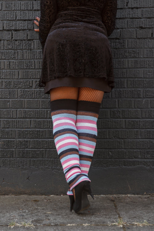 A person wearing POC Trans longer leg warmers