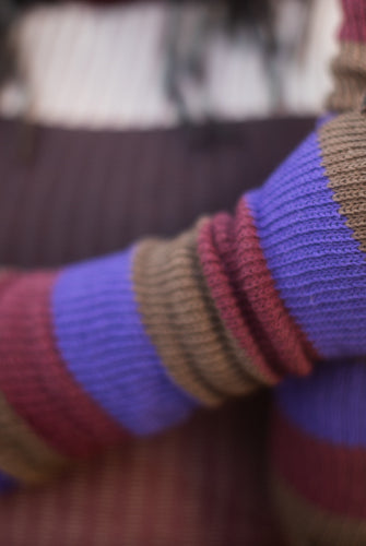 Berry Cobbler Stripes Warmers