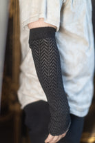 Chevron Sleeves - Black & Granite