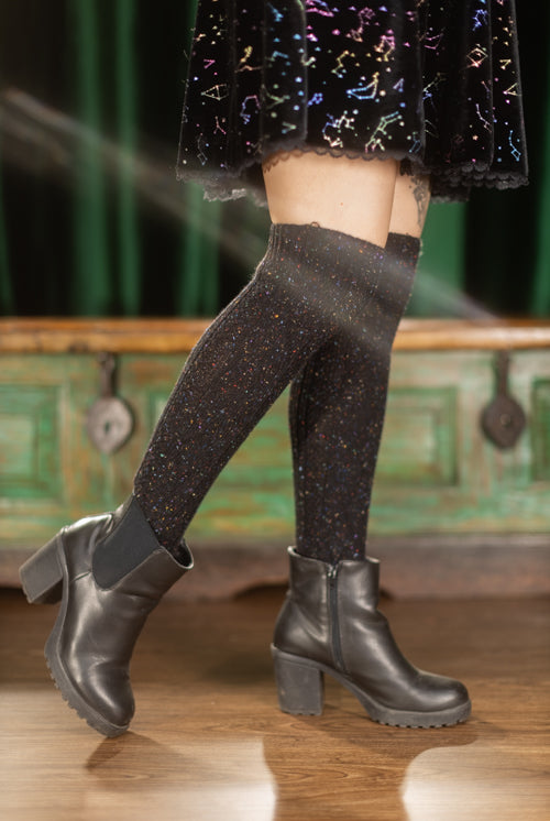 Confetti Diamond Rib Socks