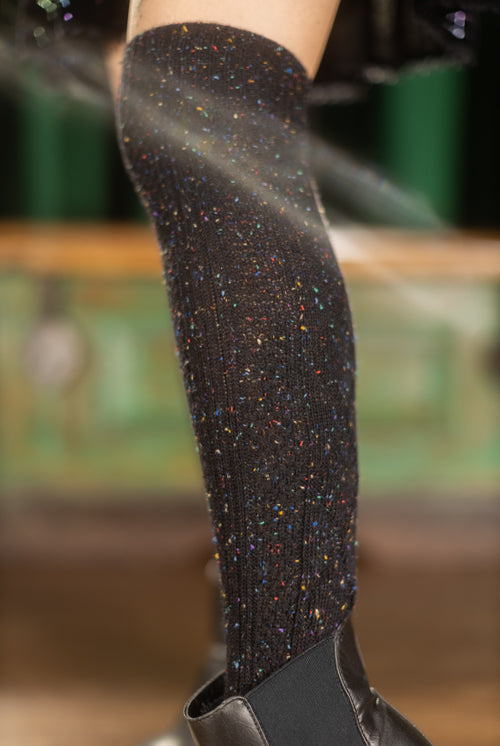 Confetti Diamond Rib Socks