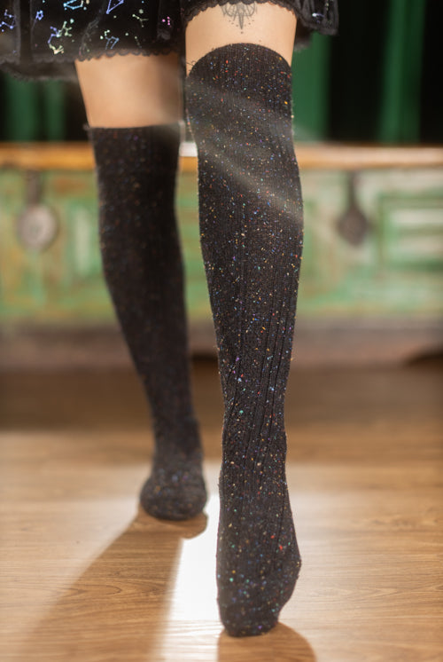 Confetti Diamond Rib Socks