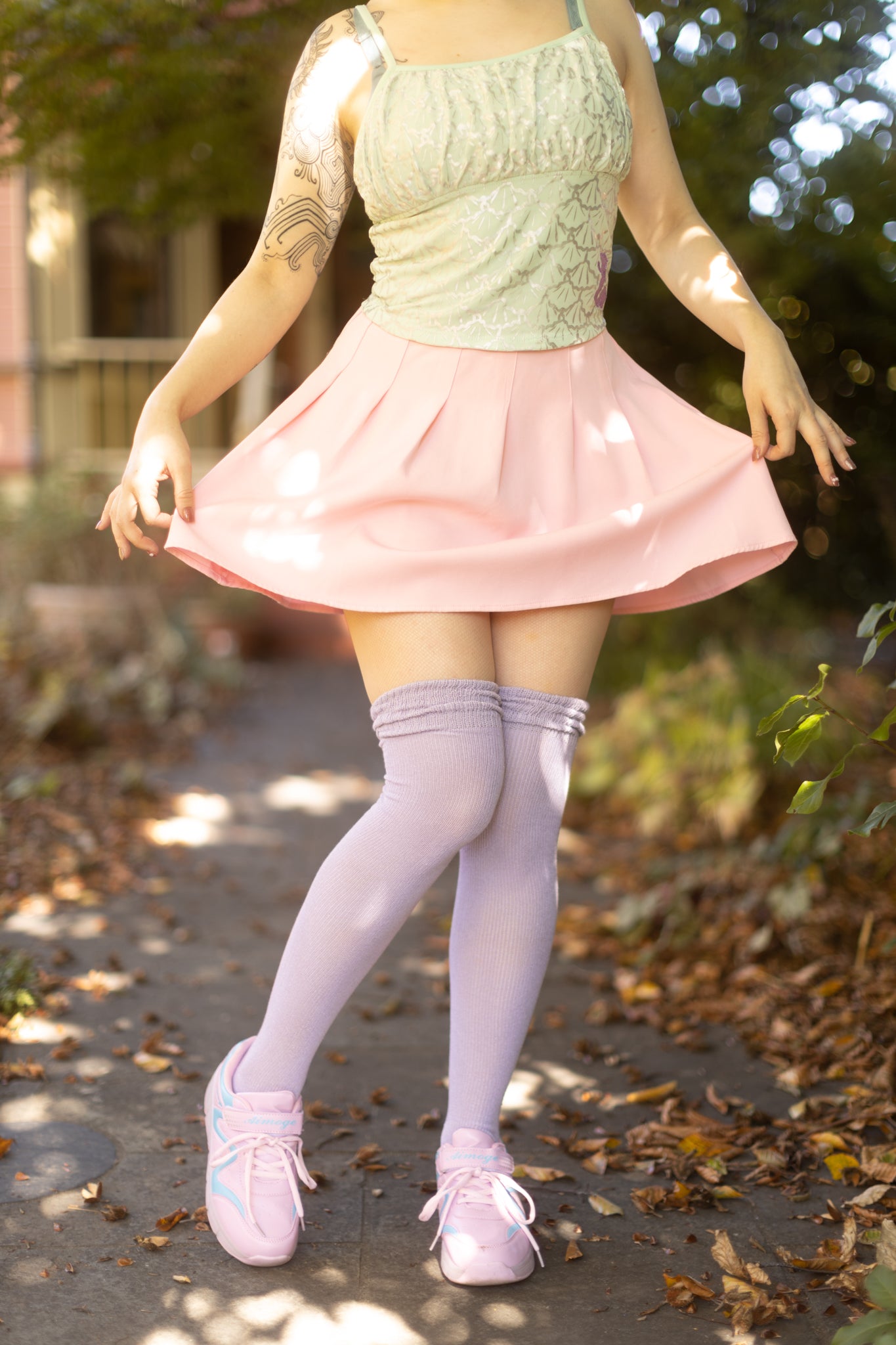 O Basics Knee Socks - Lilac