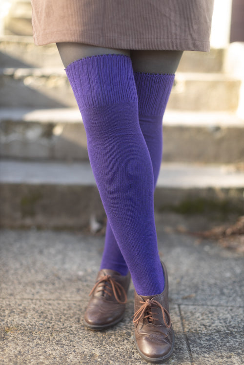 O Basics Knee Socks - Violet