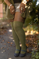 O Basics Knee Socks - Olive