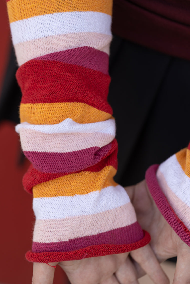 Pride Stripes Arm Warmers - Lesbian