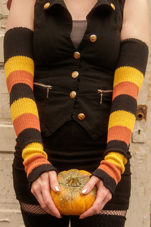 Trick or Treat Stripes Warmers