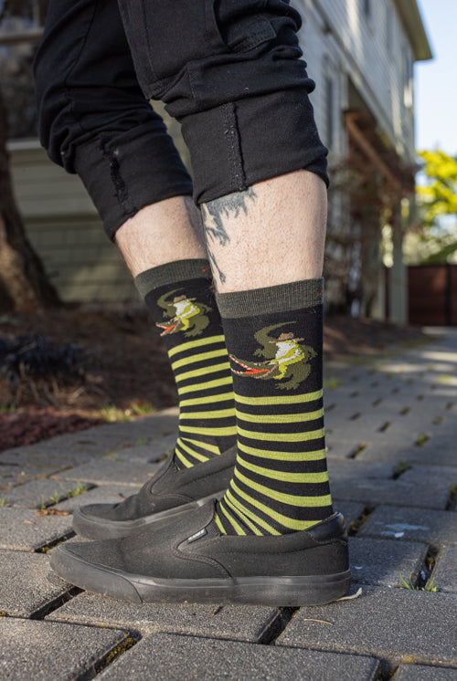 Froggin' Around Lightweight Wool Crew