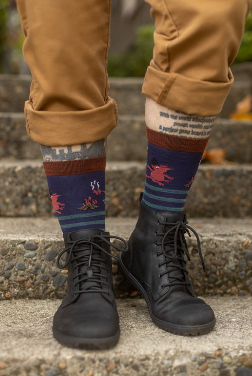 Wolf Wild Life Wool Crew