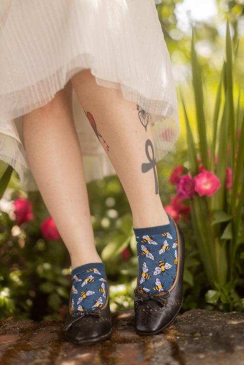 Bees Ankle Socks