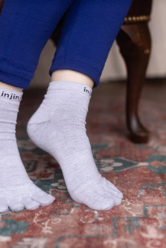 Liner Mini Crew Toe Socks