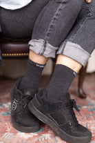 Basic Wool Liner Crew Toe Socks