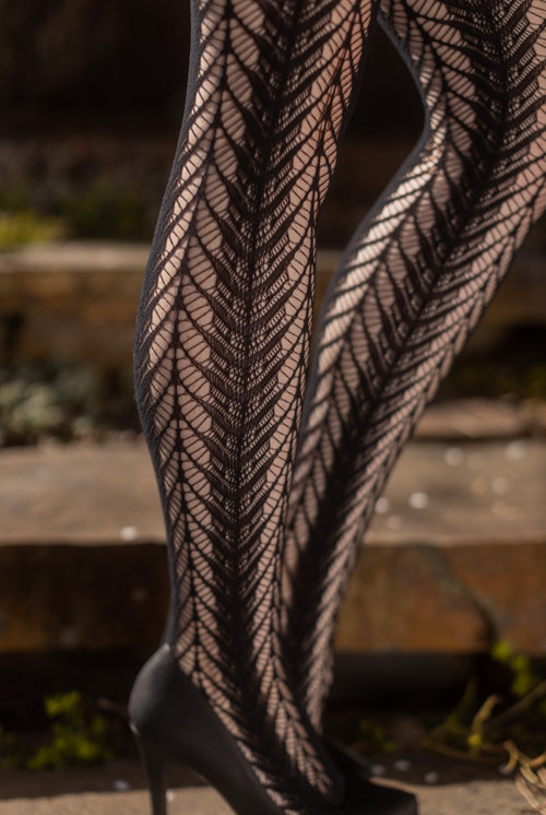 Serpent Skin Net Tights