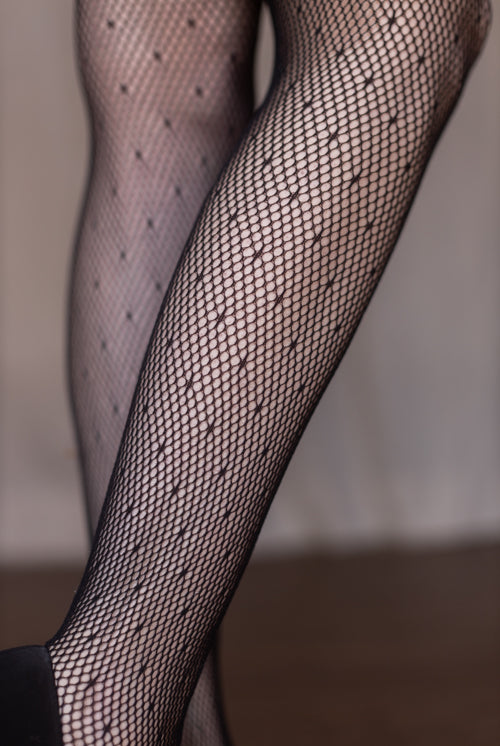 Starry Divinity Fishnet Tights