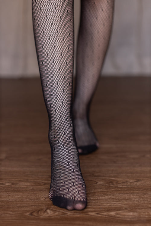 Starry Divinity Fishnet Tights