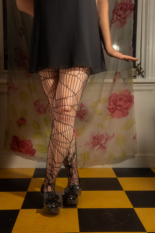 Spinner Thread Net Tights