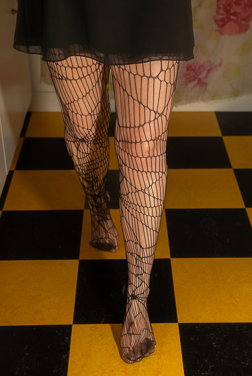 Spinner Thread Net Tights