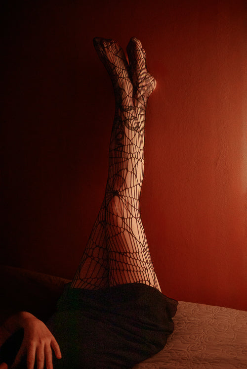 Spinner Thread Net Tights