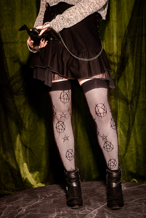 Occult Net Thigh High
