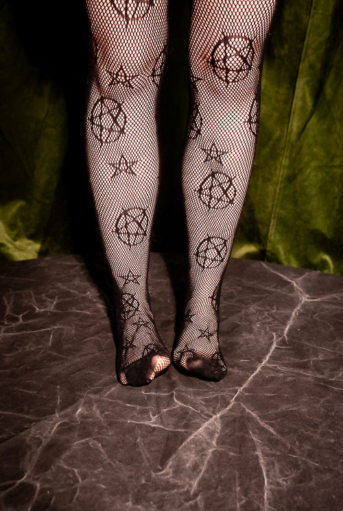 Occult Net Thigh High