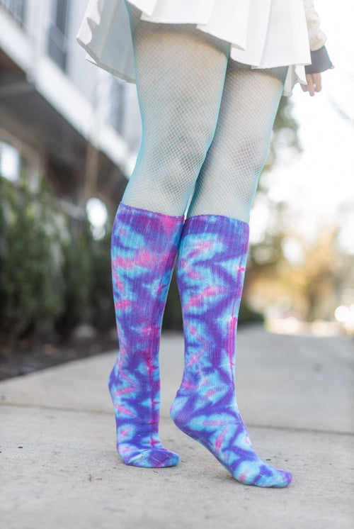 Tie Dye Bamboo Rayon Crew