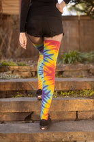 Extraordinarily Longer Tie Dye Thigh High