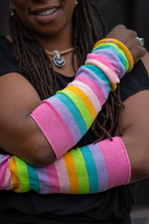M Sleeves - pastel rainbow