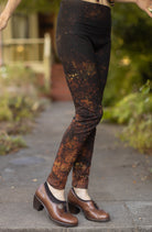 High Waisted Lava Print Leggings